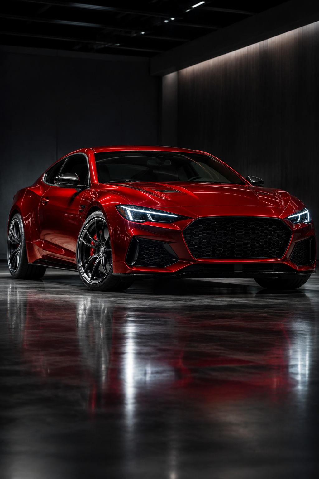 Cars - Crimson Red Coupe